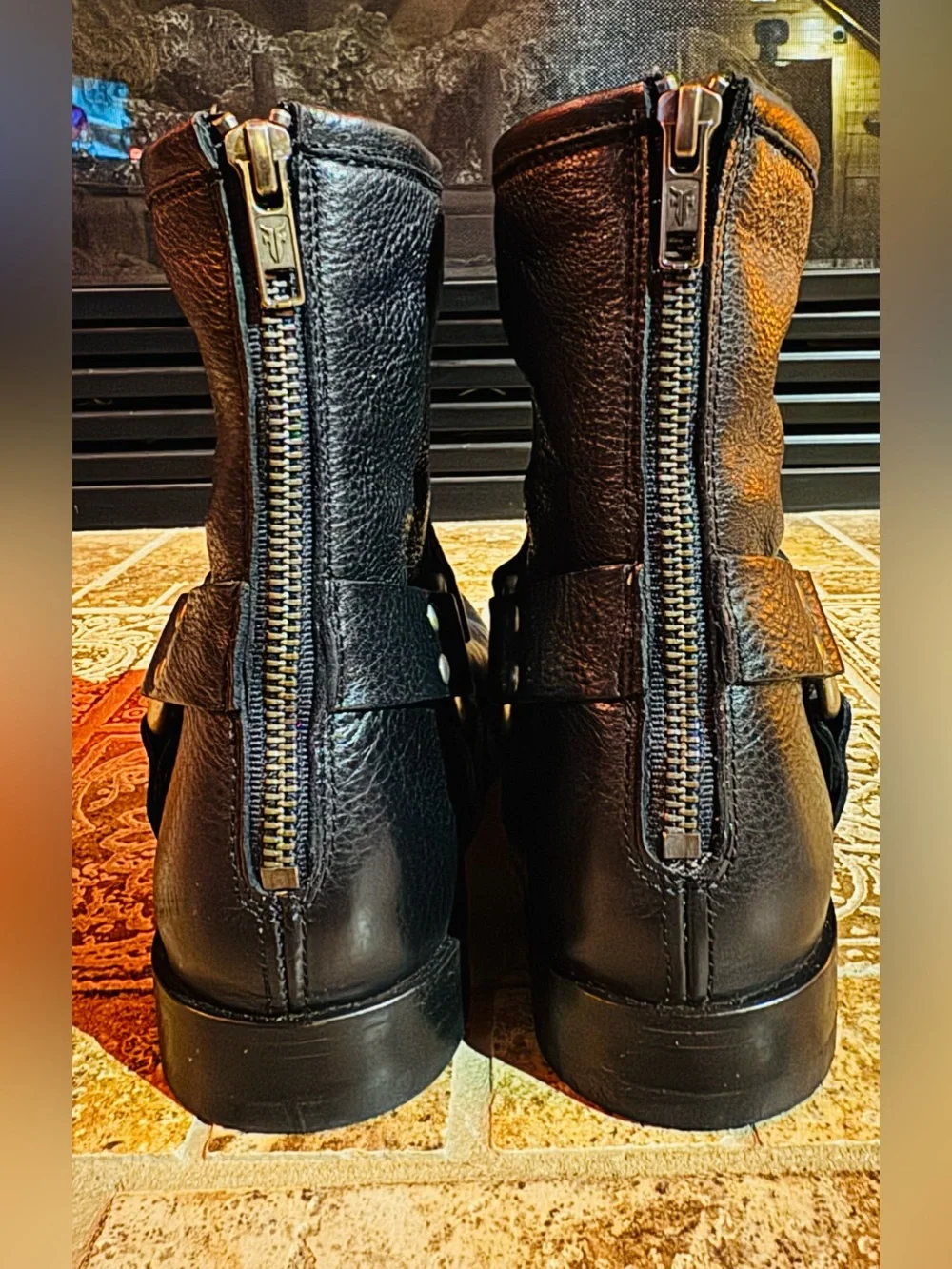 Frye sleek black